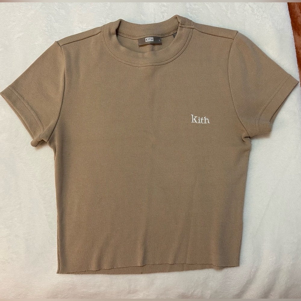 Kith Beige mulberry tee